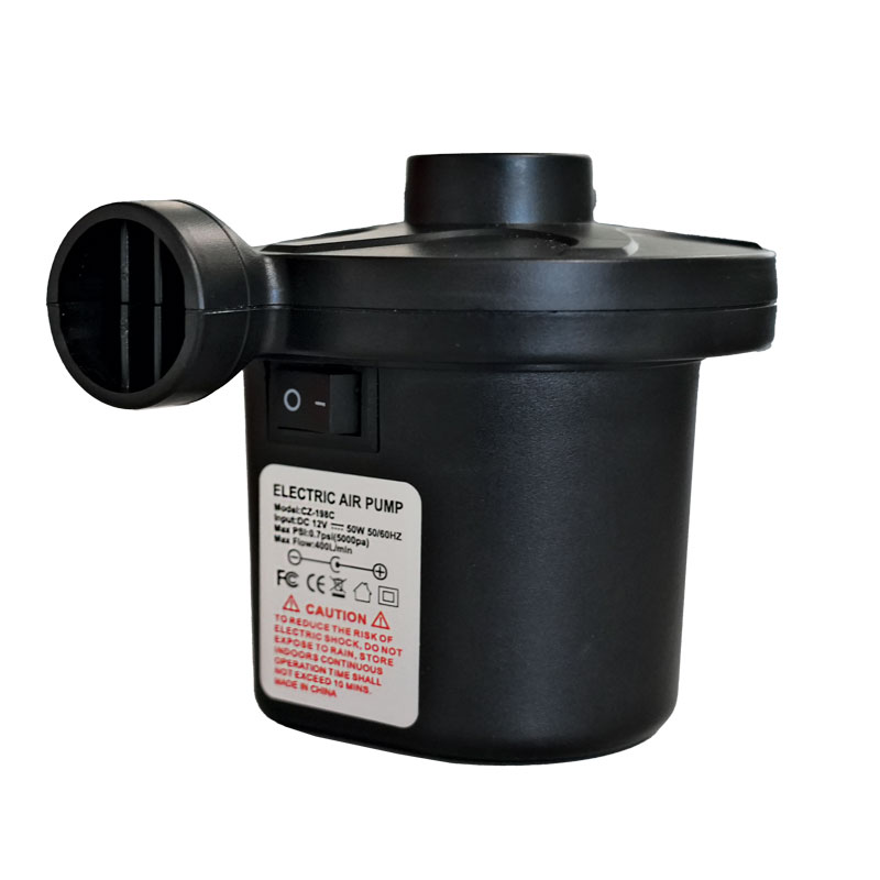 Pompa elettrica a doppia azione, 12V, 40mbar, 400 lt / min