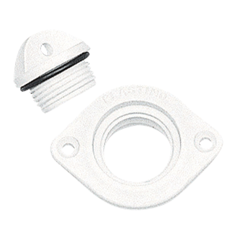 Aleggio Ovale con Fori 48x36mm bianco