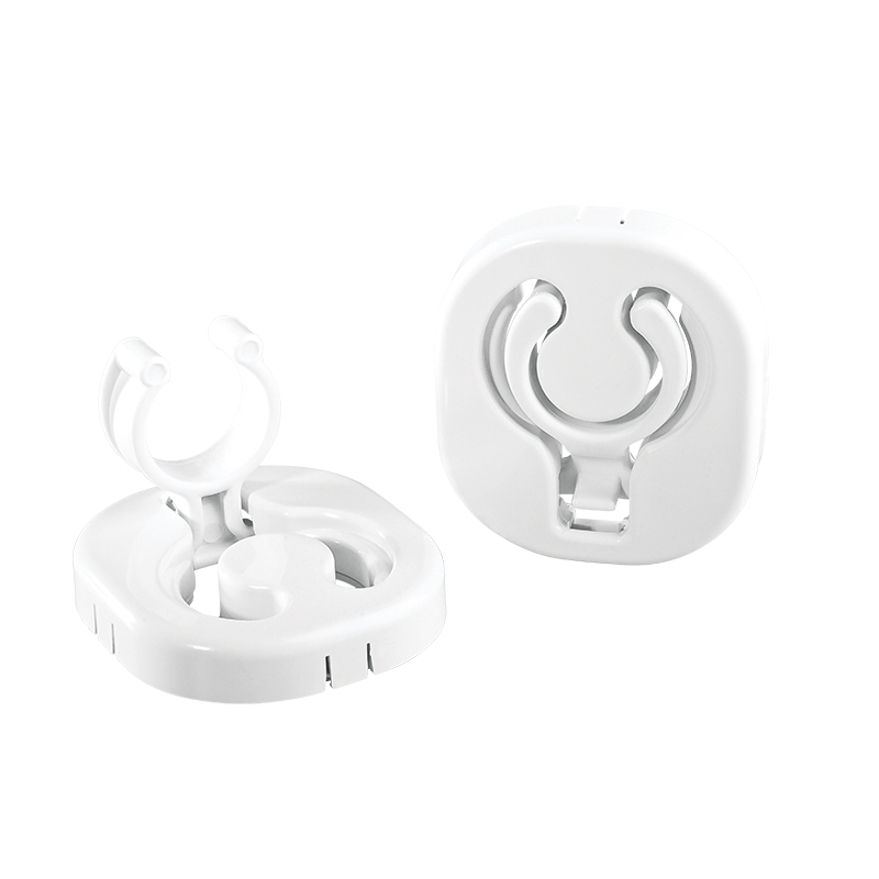 Set supporti in plastica a scomparsa,  Ø30mm, Bianco