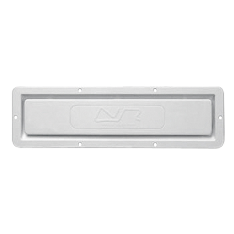 Presa d&apos;aria rettangolare, 420x120mm, Bianco